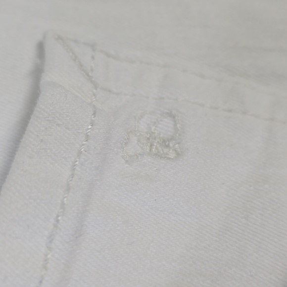 Jessica Simpson Jeans Women's Size 12 White Rolled crop Skinny White Jeans - Picture 8 of 11